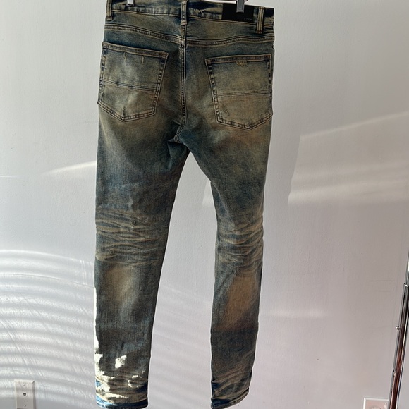Amiri Stack Jean Dirty Indigo - Picture 2 of 4